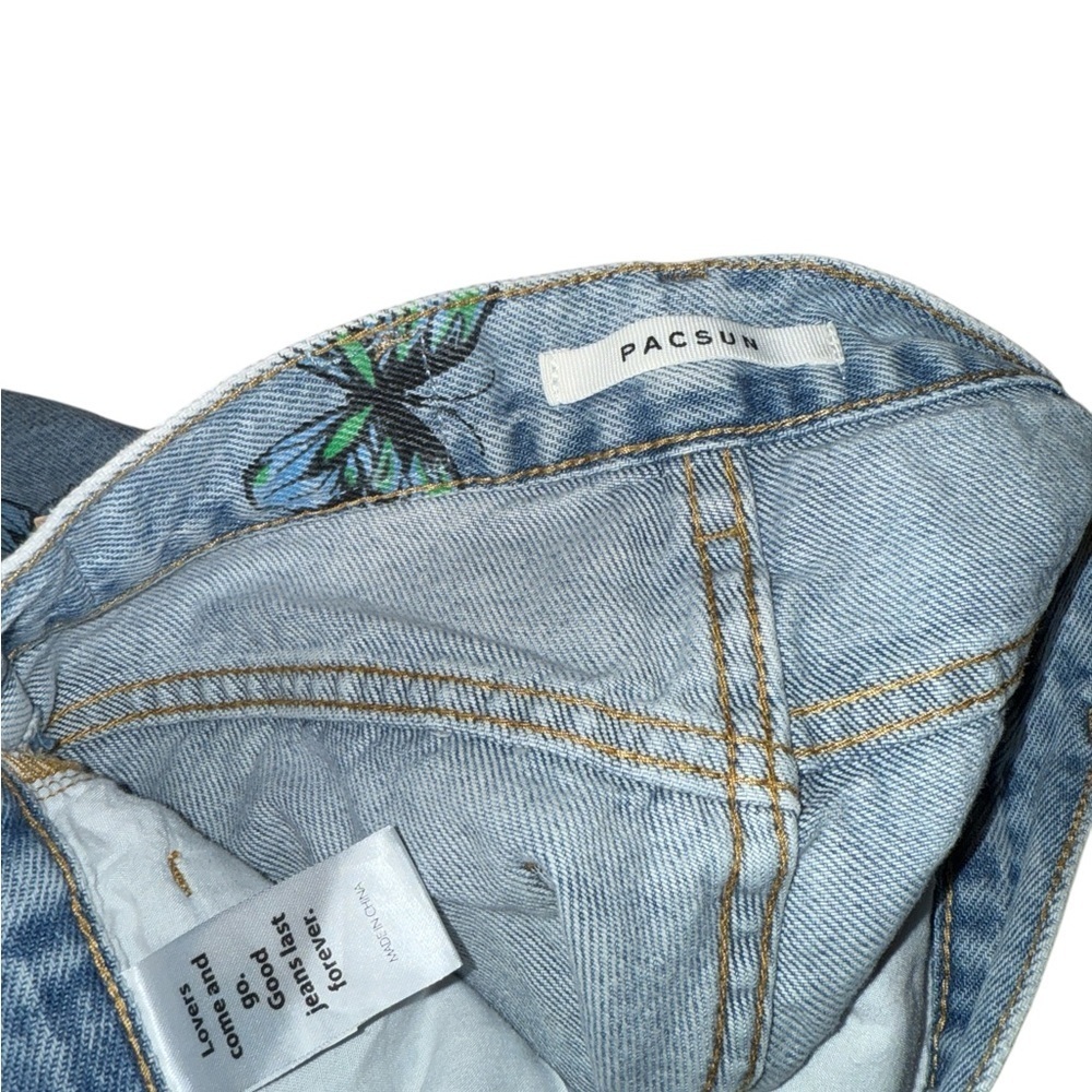 Pacsun Eco Butterfly Print Dad Jeans - Picture 4 of 7